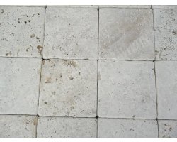 Travertin Beige Clair 20x20 3 cm Antique  2