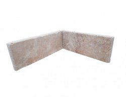 Travertin Beige Plinthes 20x8 cm Antique  2