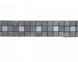 Travertin Frise Noce & Beige 23x7,5 cm 2