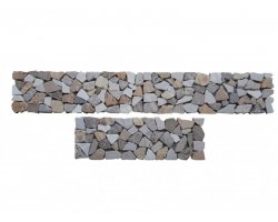 Travertin Frise Mixte Opus Palladian 30x10 cm 2