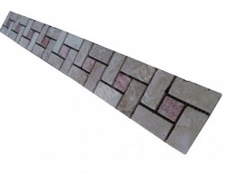 Travertin Frise Beige & Rose Target 30x7,5 cm 2