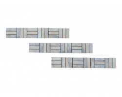 Travertin Frise Silver & Beige Lyon 30x5 cm 2