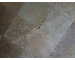 Travertin Walnut 20x20 1,2 cm Adouci 2