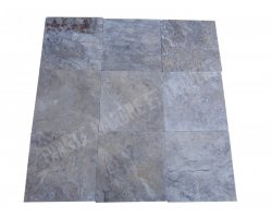 Travertin Silver 40x40 3 cm Antique 2