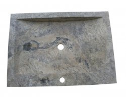 Travertin Silver Évier 70x50 10 cm Adouci 2