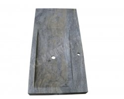 Travertin Silver Évier 100x50 10 cm Adouci 2