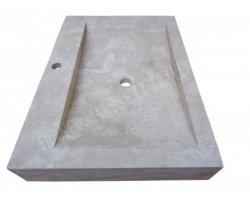 Travertin Beige Evier 70x50 10 cm Adouci 2