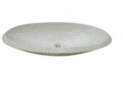 Travertin Classique Vasque Ovale 70x40 cm Adouci 2
