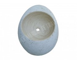 Travertin Beige Vasque Galet 70x40 cm Boucharde  2