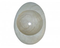 Travertin Beige Vasque Galet 70x40 cm Adouci 2