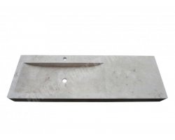 Travertin Beige Évier 120x50 10 cm Adouci 2