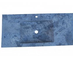 Travertin Silver Evier 2 Bacs 140x50 10 cm Adouci 2