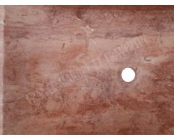 Travertin Rose Évier 70x50 10 cm Adouci 2