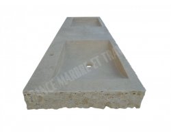 Travertin Beige Évier 150x50 10 cm Éclate  2