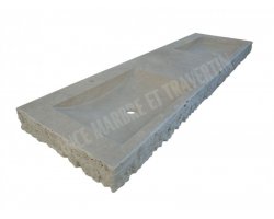 Travertin Beige Évier 150x50 10 cm Éclate  2