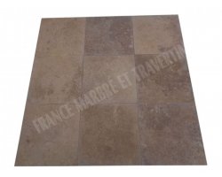 Travertin Noce 40x40 1,2 cm Adouci 2