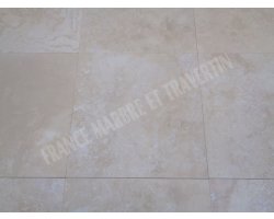 Travertin Beige Extra Clair 40x40 1,2 cm Adouci 2