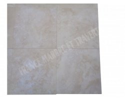 Travertin Beige Extra Clair 40x40 1,2 cm Adouci 2