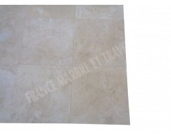 Travertin Beige Extra Clair 40x40 1,2 cm Adouci 2