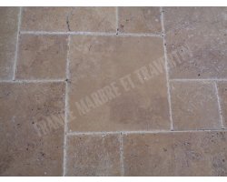 Travertin Noce Opus Romain 1,2 cm Brossé 2