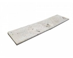 Travertin Argento Margelle 30,5x61 3 cm Arrondi 2