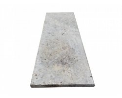 Travertin Argento Margelle 40,6x61 3 cm Arrondi 2