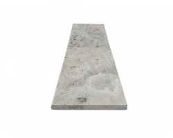 Travertin Argento Margelle 33x61 3 cm Arrondi 2