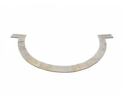 Travertin Beige Margelle Courbe 150/25 3 cm Arrondi