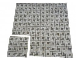 Travertin Beige & Noce Mosaïque Target Antique 2