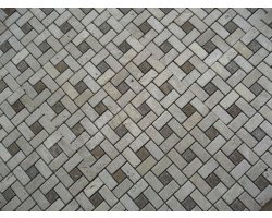 Travertin Beige & Noce Mosaïque Target Antique 2