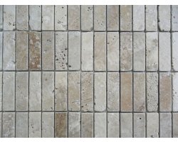 Travertin Beige Mosaïque 3x10 cm Antique   2