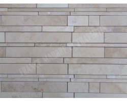 Travertin Beige Mosaïque Bande Libre Adouci 2