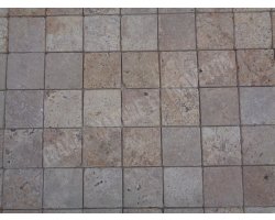 Travertin Jaune Mosaïque 10x10x1 cm Antique 2