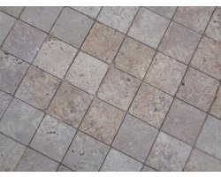 Travertin Jaune Mosaïque 10x10x1 cm Antique 2