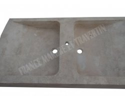 Travertin Beige Évier 120x60 15 cm Adouci 2