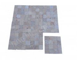 Travertin Beige Mosaïque 7,5x7,5 cm Antique 2