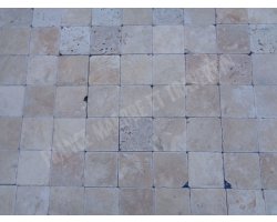 Travertin Beige Mosaïque 7,5x7,5 cm Antique 2