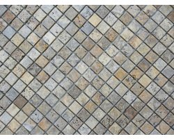 Travertin Scabas Mosaïque 2,3x2,3 cm Antique 2