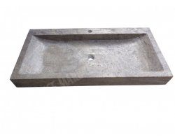 Travertin Silver Évier 120x50 10 cm Adouci 2