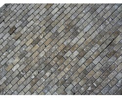 Travertin Noce Mosaïque 2,3x4,8 cm Antique  2