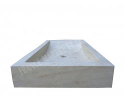 Travertin Beige Évier 70x40 10 cm Adouci 2