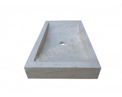 Travertin Beige Évier 70x40 10 cm Adouci 2