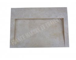 Travertin Beige Évier Design 50x70 12 cm Adouci 2