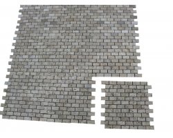 Travertin Beige Mosaïque 2,3x4,8 cm Antique 2