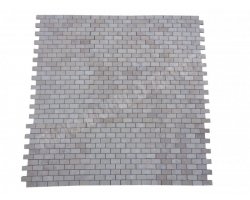Travertin Beige Clair Mosaïque 2,3x4,8 cm  2