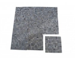 Travertin Silver Mosaïque 2,3x2,3 cm Antique  2