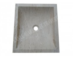 Travertin Beige Evier 45x40 10 cm Adouci 2