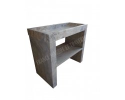 Travertin Silver Evier 100x50 10 cm Meuble 1 Bac  2