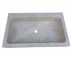 Travertin Beige Evier 100x60 20 cm 2