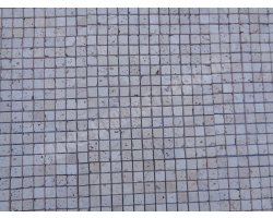 Travertin Beige Mosaïque 2,3x2,3 cm Antique 2